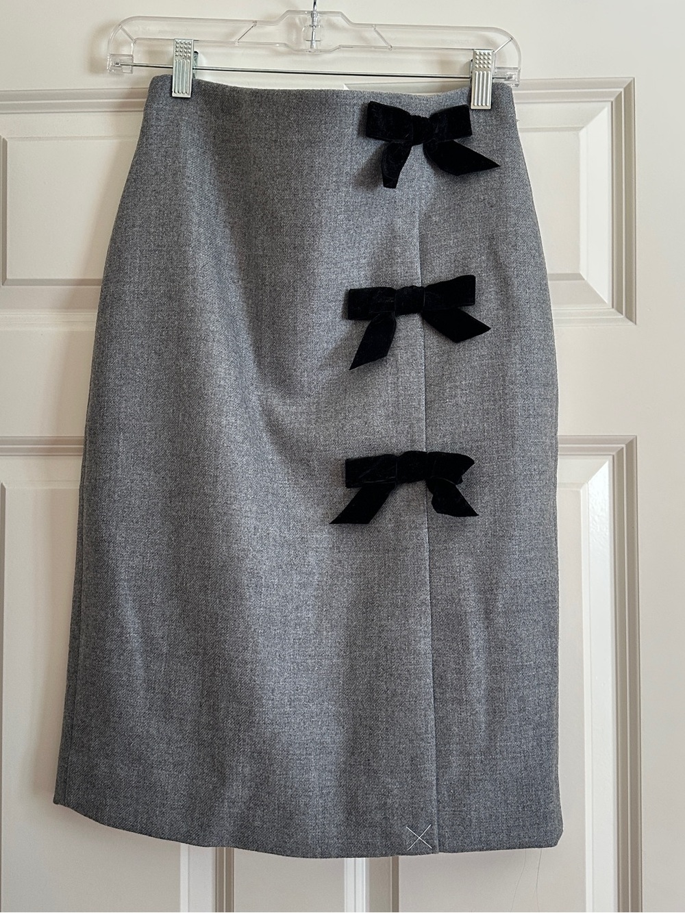 J. Crew Bow seam pencil skirt in double-se… - Picture 6 of 13